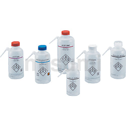 TARSONS 薬品識別洗浄瓶(側面注出口) 500ml Acetone