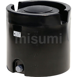 スイコー MH型 開放円筒型容器100L 黒 | スイコー | MISUMI(ミスミ)