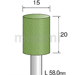 研磨用ゴム砥石 DOX 円筒タイプ | 柳瀬 | MISUMI(ミスミ)