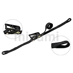 RK50LB6NH300 | シライ ラチェットバックル 黒 ナローフック付