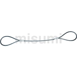 玉掛けワイヤロープスリング Wスリング Aタイプ | トラスコ中山