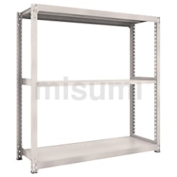 中量ボルトレス棚 M3型（樹脂ネオグレー色引き出し付（小）,300kg