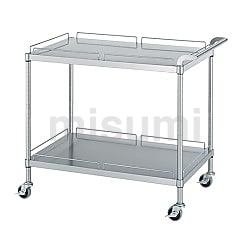 ＴＲＵＳＣＯ　ＳＵＳ３０４折りたたみ式ワゴン　５５０×４５０×７５２　　TOK-2　856-4354 TRUSCO SUS304折りたたみ式ワゴン 550×450×752 | トラスコ中山