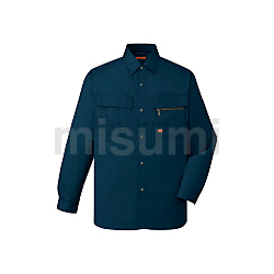 【一部予約販売中】 606-082-5L | 抗菌防臭長袖シャツ(紺・緑・黄・青) | 自重堂 作業服