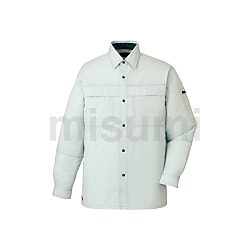 606-082-5L | 抗菌防臭長袖シャツ（紺・緑・黄・青） | 自重堂