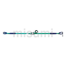 TESAC ラッシングベルトラチェットバックル式 アイタイプ(6台入