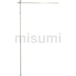 123 ステンレス水平旗竿 | 伊藤製作所 | MISUMI(ミスミ)