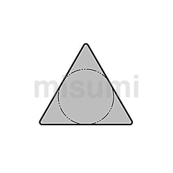TPGN160304-HTI10 | 三菱マテリアル・TPGN・三角形・ポジ・穴無・旋削