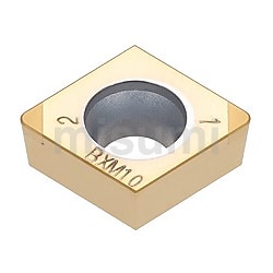 CCGW09T304-KW10 | 京セラ・CCGW・80°ひし形・ポジ・穴有・旋削チップ