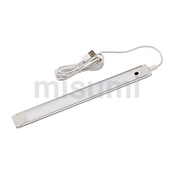 USB接続 LEDライト スリムデザイン スリム & フラット LEDライト（USB電源、非接触スイッチ