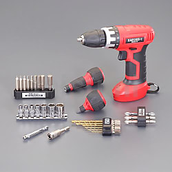 10mm/390W 電気ドリルセット EA801AB-2SB エスコ ESCO-