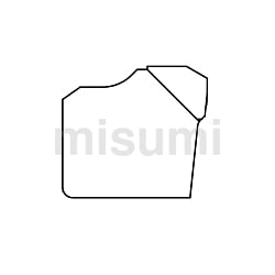 ミラーラジアスチップ FRM形 | ダイジェット | MISUMI(ミスミ)