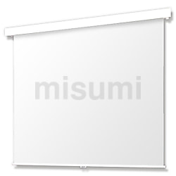 発送不可！　電動巻上げスクリーン ホワイト 電動巻上スクリーン KEVL | ケイアイシー｜プロジェクター