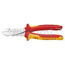 Amazon.co.jp: クニペックス KNIPEX 絶縁斜ニッパー 落下防止