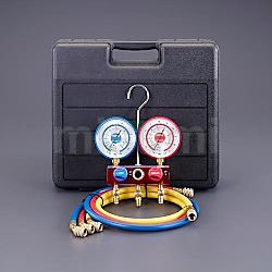 タスコR410マニホールド タスコデジタル真空ゲージ タスコ充電式真空ポンプ タスコ ボールバルブ式ゲージマニホールドキット ゲージ径φ80