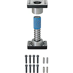 ボールガイドポストセット-可動ストッパ・樹脂製ボールリテーナ- 高剛性タイプ