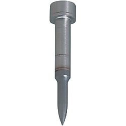 ストリッパ固定用パイロットパンチ先端R・テーパ一体・ツバマイナス公差－TiCN・HW・DLC・NW−