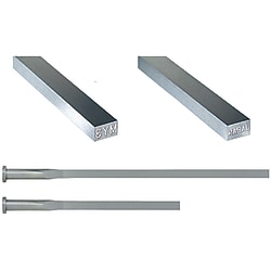 精級刻印付角エジェクタピン -ハイス鋼SKH51/ツバ厚4mm/P･W公差0_-0.005タイプ-
