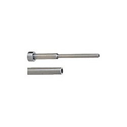 段付エジェクタスリーブ -SKD61+窒化/同軸度◎0.06/ツバ厚4mm,JIS/定尺タイプ-
