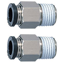金型冷却用ワンタッチ継手 -一般用(60℃シリーズ)/ストレート継手/スパナ取付用-