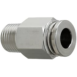 オールステンレス製ワンタッチ継手　メイルコネクタ