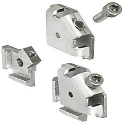 ５シリーズ（溝幅６ｍｍ）　２０・２５・４０角アルミフレーム用後入れ簡単ブラケット