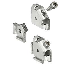 ６シリーズ（溝幅８ｍｍ）　３０・５０・６０角アルミフレーム用後入れ簡単ブラケット