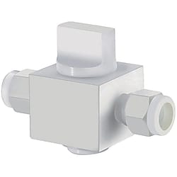 ふっ素樹脂バルブ　二方バルブ