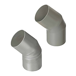 アルミダクトホース用配管部品　４５°レデューサ