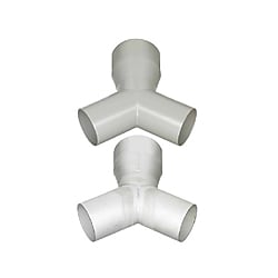 アルミダクトホース用配管部品　異形Ｙ型
