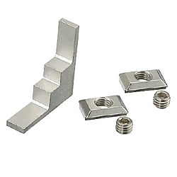 ８シリーズ（溝幅１０ｍｍ）　４０・８０角アルミフレーム用後入れブラインドブラケット