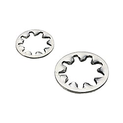 ８シリーズ（溝幅１０ｍｍ）用　アルミフレーム用歯付座金