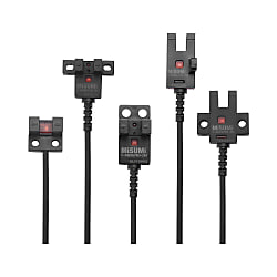 【エコノミーシリーズ】 溝形マイクロフォトセンサ 超小型タイプ 2Mケーブル式