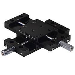 【高精度】XY軸 アリ溝 送りねじ式（リード4.2mm） 超薄型