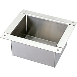 【穴加工無料】無塗装パネル箱型4辺耳あり 高耐食溶融めっき鋼板 RBTQ