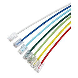 CAT6 CAT5e UTP (より線) AWG28細径 ツメ折れ防止 自由長 LANケーブル