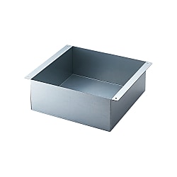 【穴加工無料】無塗装パネル箱型2辺耳あり ステンレス RUBTN