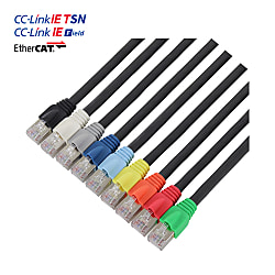 CC-Link IE対応 CAT5e STP（二重シールド）ロボットケーブル採用高屈曲LANケーブル