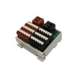 プッシュイン接続（Push-In Design）コモン端子台 1対18 x2極
