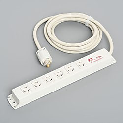 マルチユースOAタップ 引掛形250V×6ヶ口 コードセット