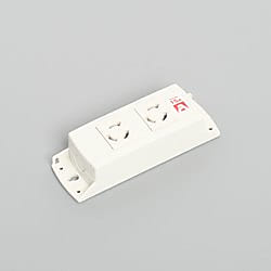 【アメリカン電機】マルチユースOAタップ 引掛形250V×2ヶ口 コード無し