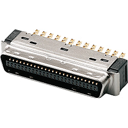 IEEE1284ハーフピッチコネクタ　EMI対策ハンダ式オスコネクタ
