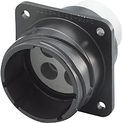 【日本航空電子工業】JL05　防水　パネル取付レセプタクル（バヨネットロック）