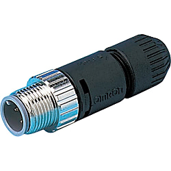 【オムロン】製商品　XS2　防水 センサー用オスコネクタ（ネジ式） 画像