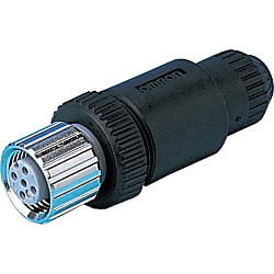 【オムロン】製商品　XS2　防水　センサー用メスコネクタ（ネジ式）