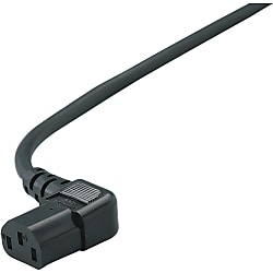 ACコード 固定長（PSE） 片側切り落としタイプL型ソケット　H-JPSRT