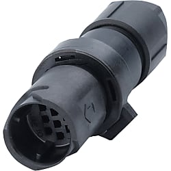 【日本航空電子工業】JN1　防水　中継アダプタ（ワンタッチロック）