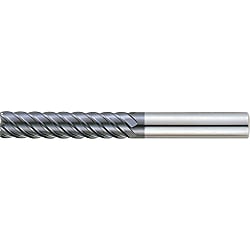 XACシリーズ超硬ハイヘリカルエンドミル 高硬度鋼加工用/多刃/45゜ネジレ/ロングータイプ