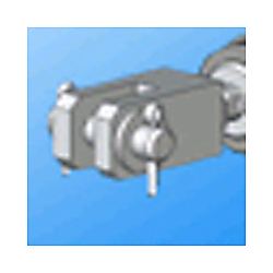 CMK2・CMA2・CKV2・JSK2・JSM2・HCA用金具 二山ナックル