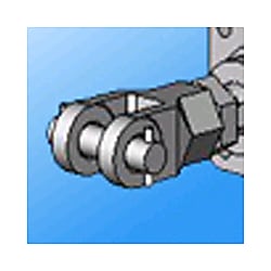 SCG・JSG用金具 二山ナックル